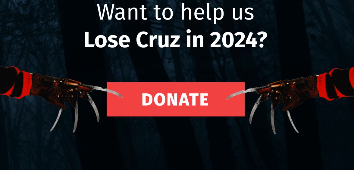 What is scarier than Friday the 13th? Our very own part-time senator Ted Cruz.