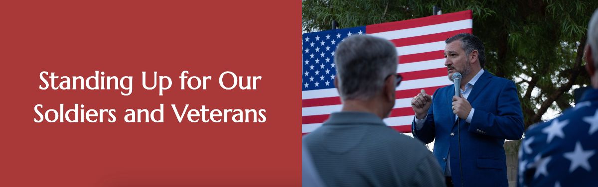 Despite having an entire section about Ted's so-called commitment to the military and veterans, Ted's voting record shows a different story.